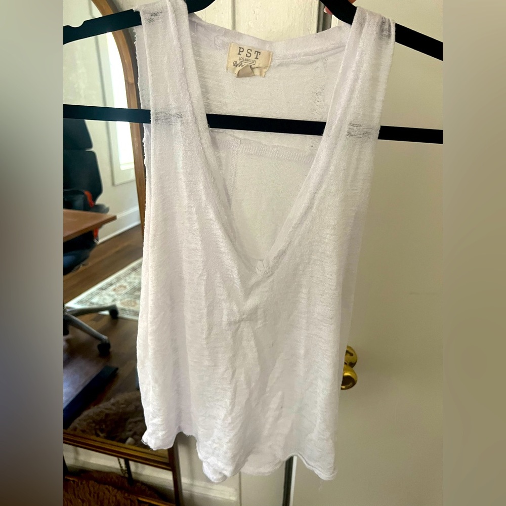 The Project Social white tank